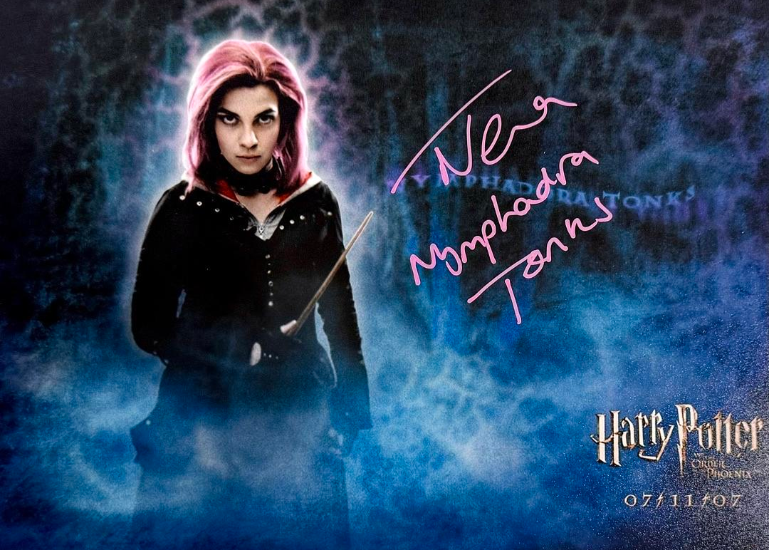Natalia Tena Signed 8x10 Photo Nymphadora Tonks (Harry Potter) - JSA COA